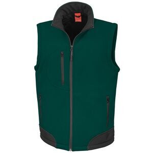 Result Mens Softshell Body Warmer / Bottle